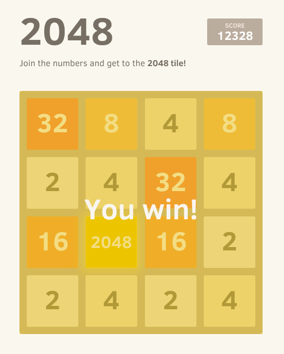 2048 - 经典数字合并游戏源码（13.3k Stars）-华景云源码库-优质开源源码免费下载
